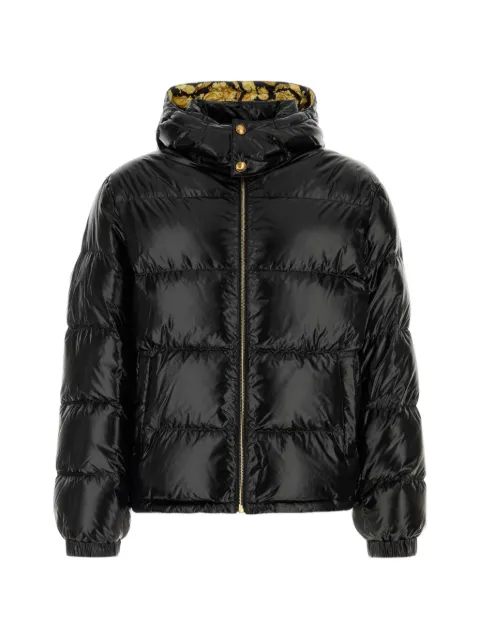 Versace quilted hooded jacket