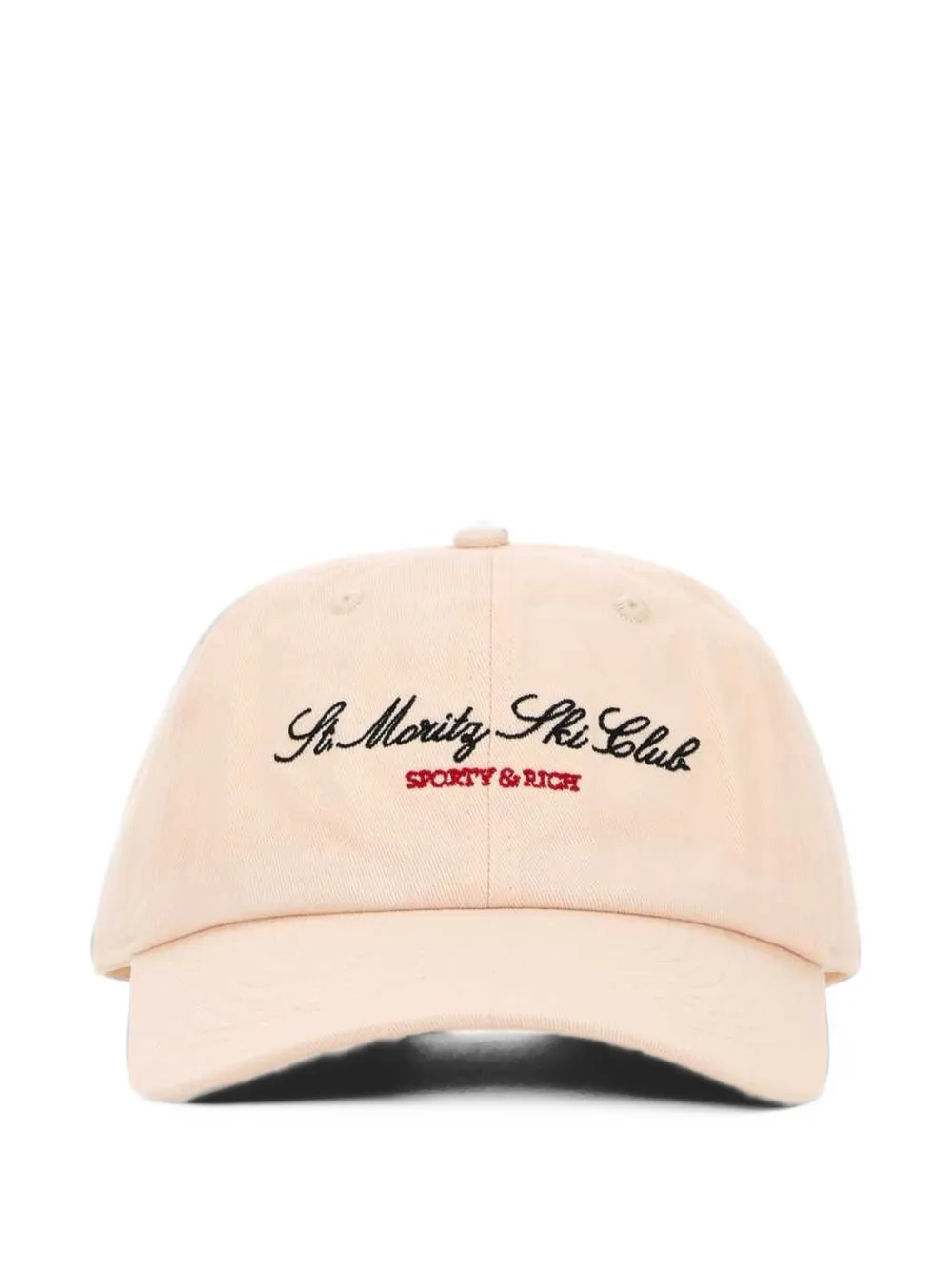 Sporty & Rich St. Moritz Ski Club baseball cap - Toni neutri