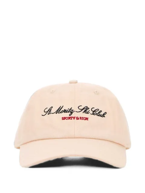 Sporty & Rich St. Moritz Ski Club baseball cap