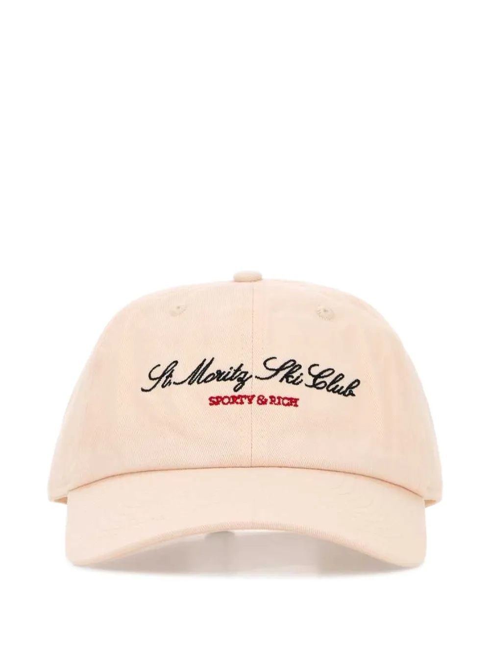 Sporty & Rich St. Moritz Ski Club honkbalpet Beige