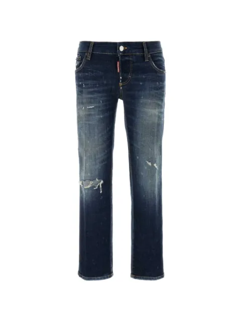DSQUARED2 distressed paint-splatter jeans