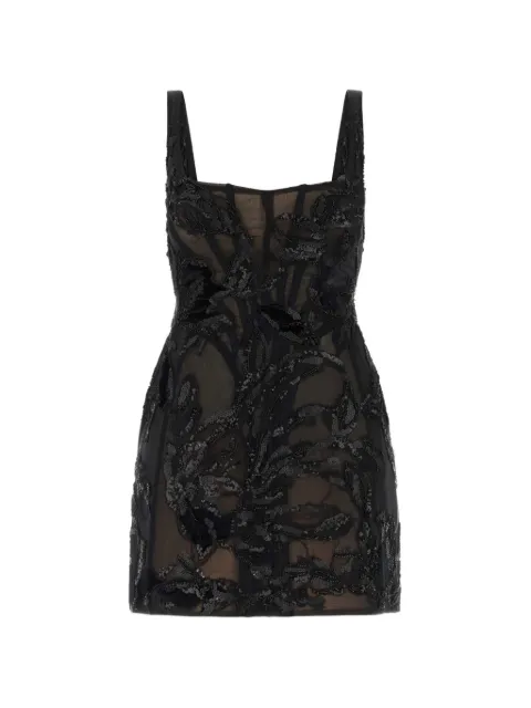 Costarellos Elitta sequin-embellished tulle mini dress