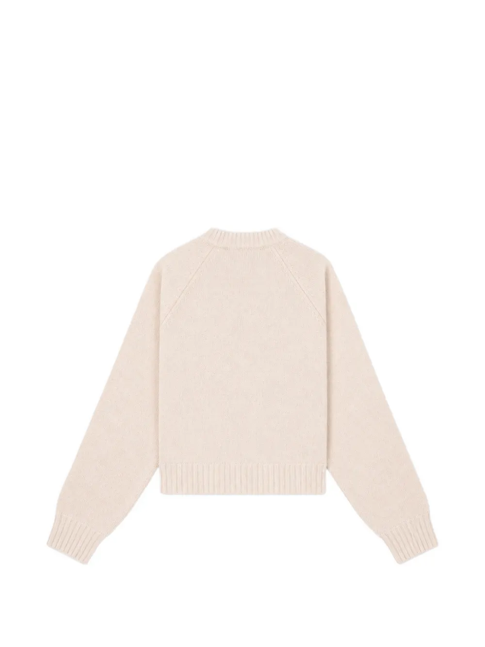 Sporty & Rich Sweater met geborduurd logo en raglanmouwen Beige