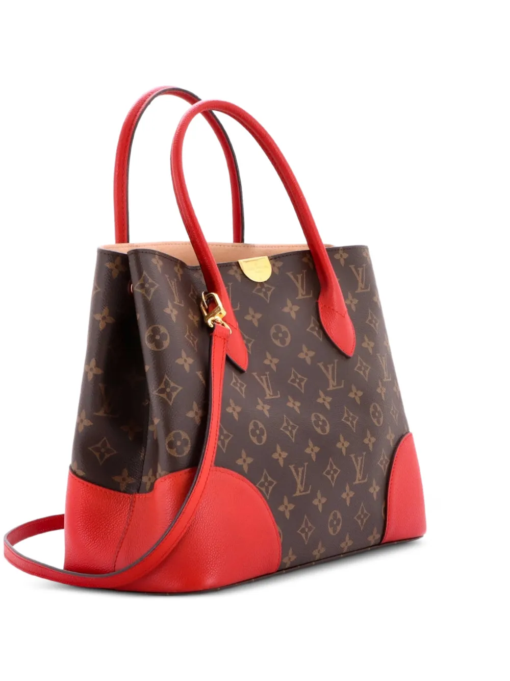 Louis Vuitton Pre-Owned Flandrin Handbag Monogram Canvas and Leather tote bag - Red