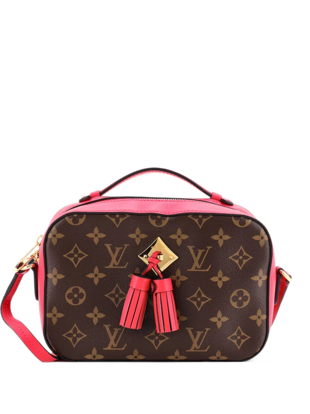 Louis Vuitton Pre-Owned Saintonge Handbag Monogram Canvas with Leather crossbody bag - Rosa