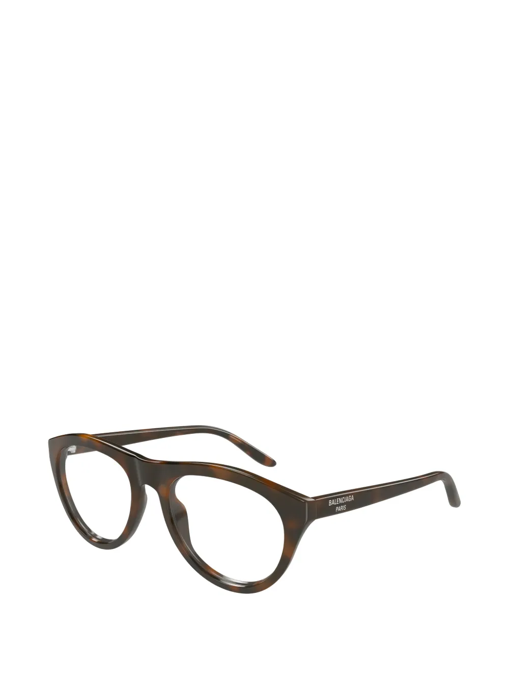 Balenciaga Eyewear Bril met rond montuur Bruin