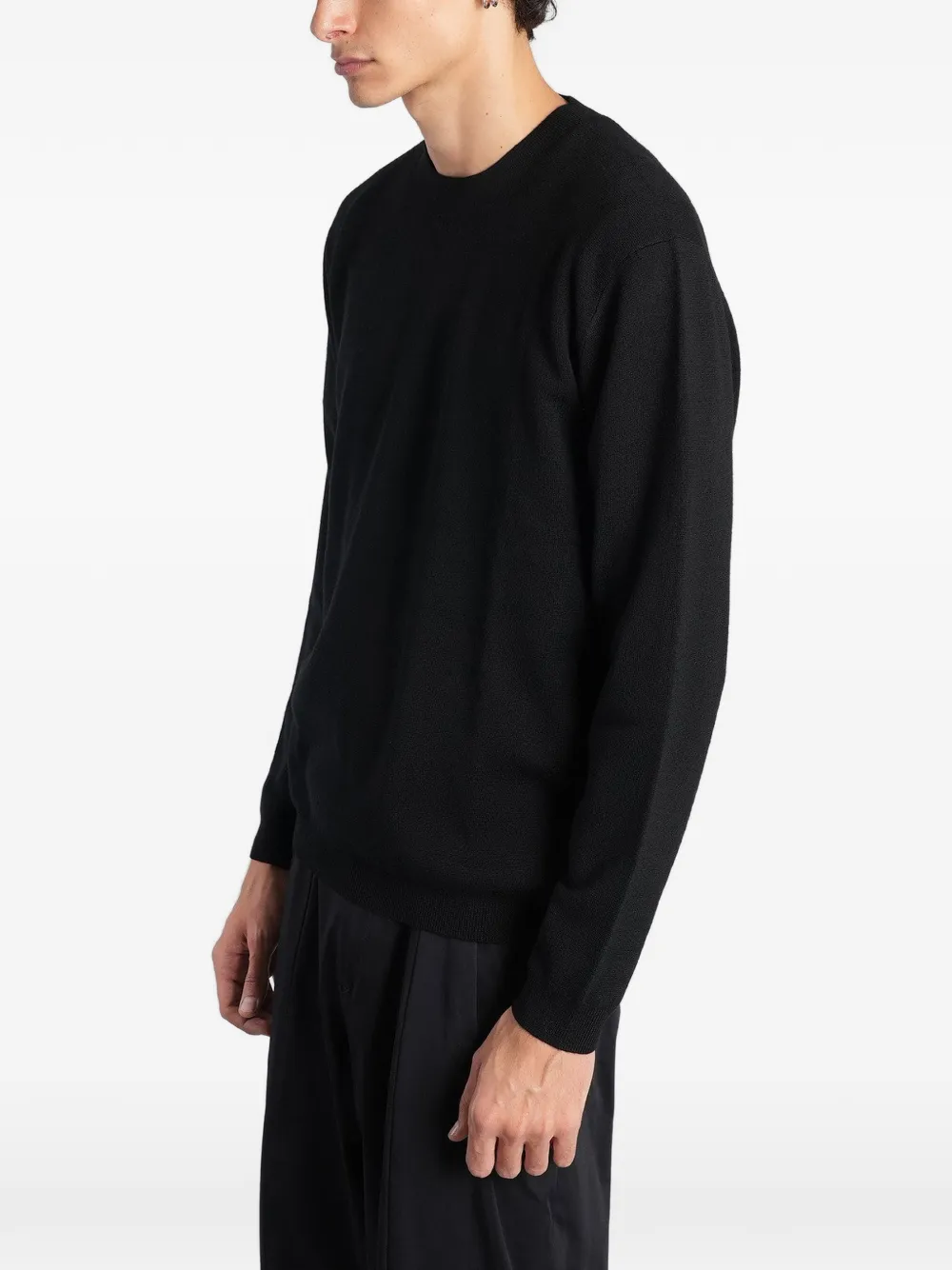 Low Brand K204 crew-neck sweater Zwart