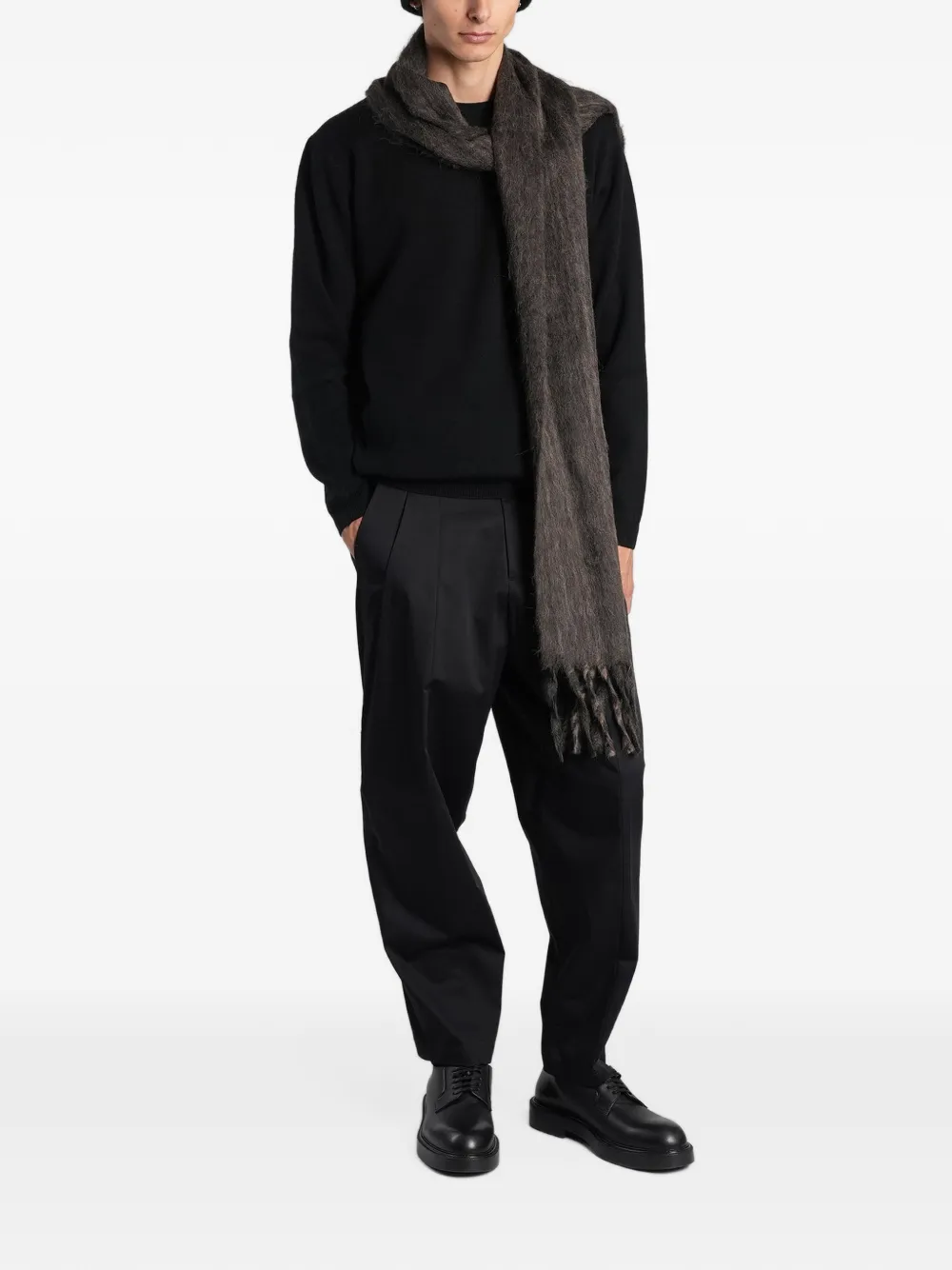 Low Brand K204 crew-neck sweater Zwart