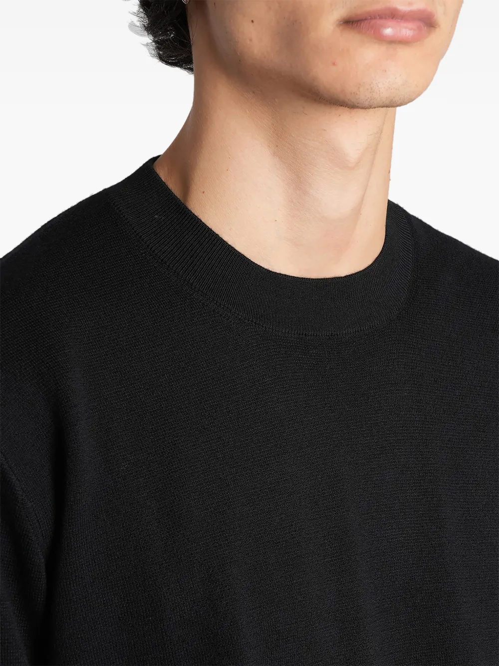 Low Brand K204 crew-neck sweater Zwart