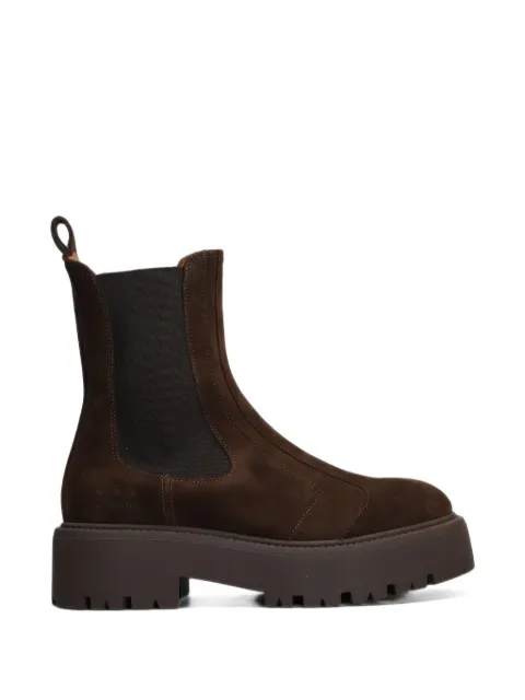Copenhagen suede platform boots