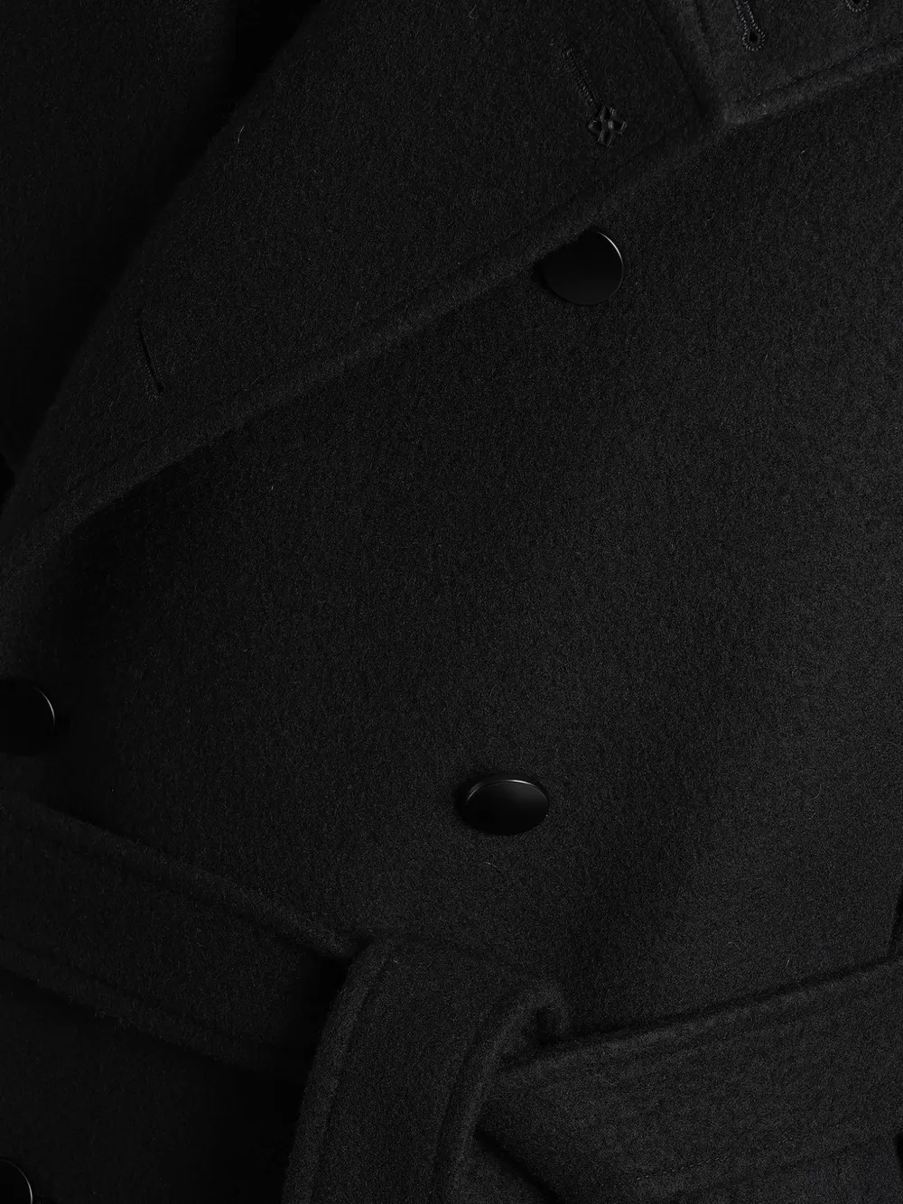 Tagliatore double-breasted belted coat Bruin