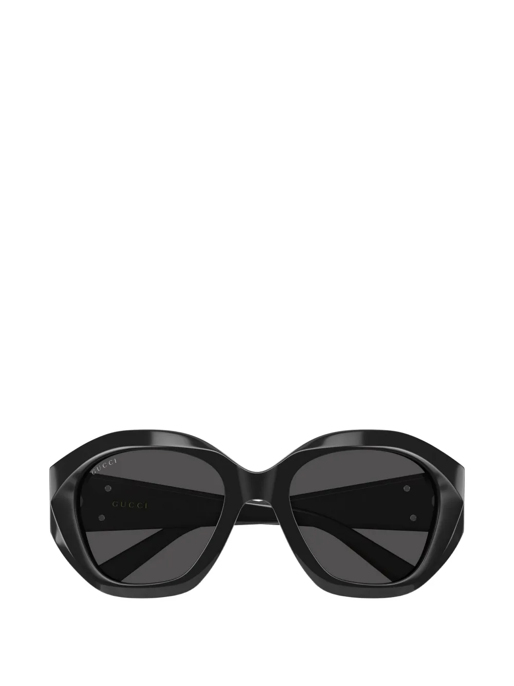 Gucci Eyewear Occhiali da sole GG geometrici - Nero