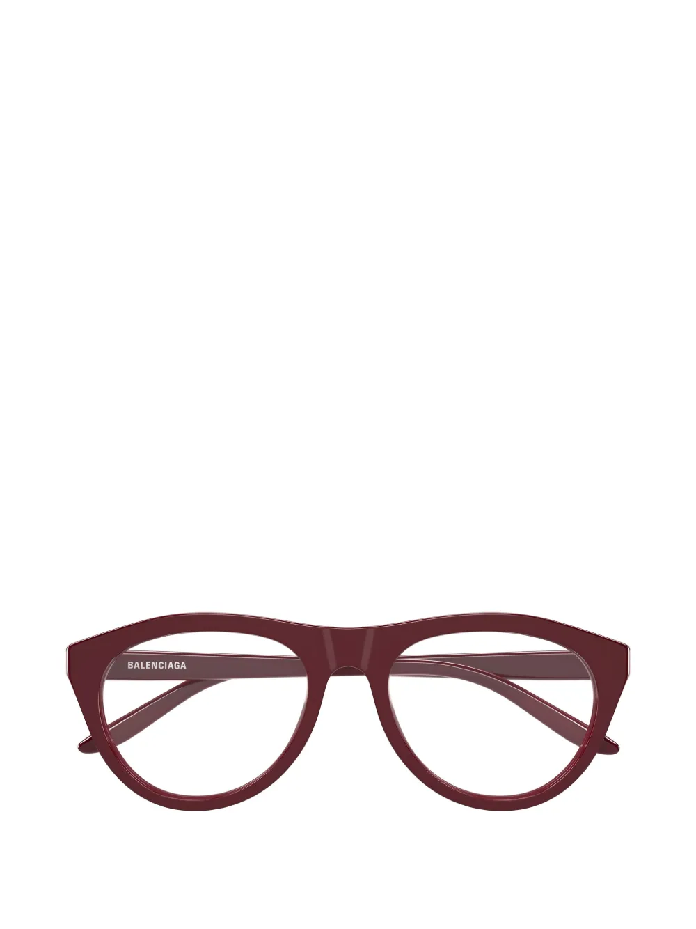 Balenciaga Eyewear Bril met rond montuur Rood