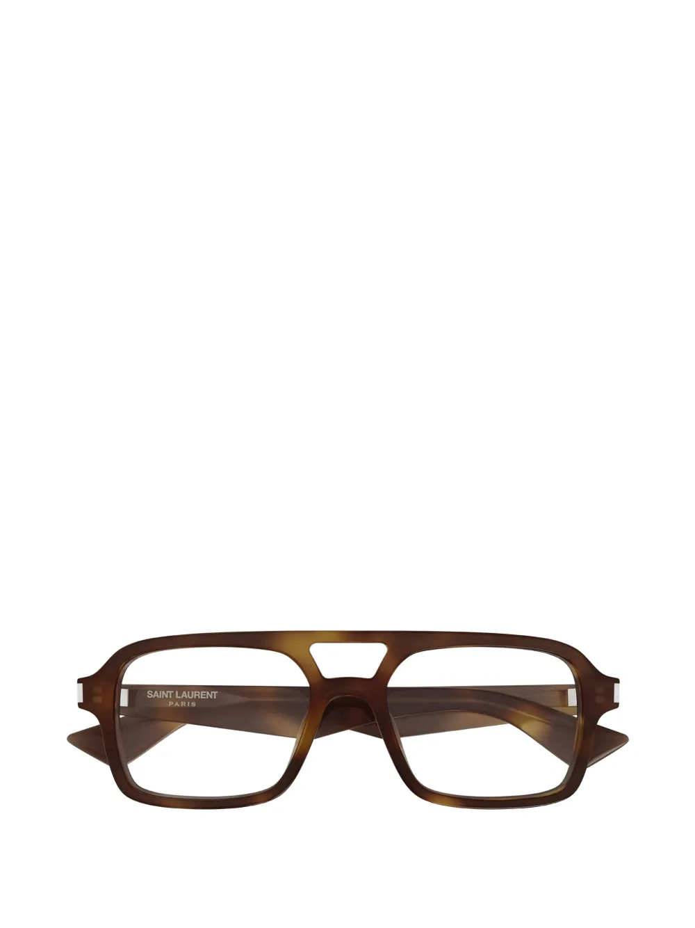 Saint Laurent Eyewear Occhiali con montatura stile pilota - Marrone