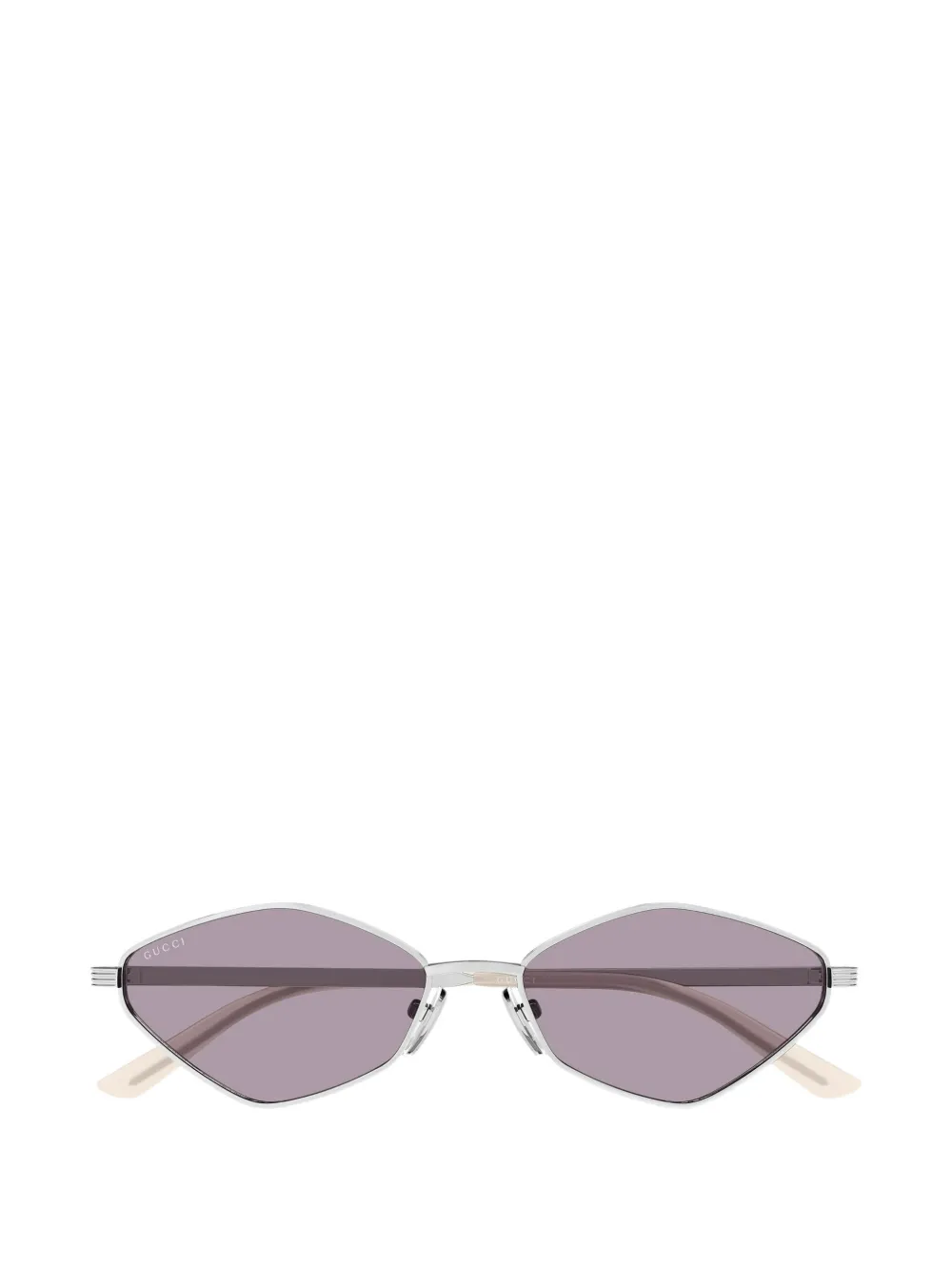 Gucci Eyewear GG2222S geometric-frame sunglasses - Argento