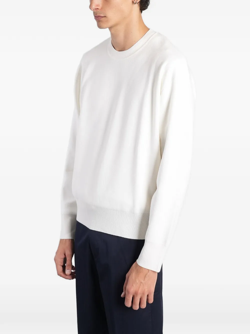 Low Brand crew-neck sweater Wit