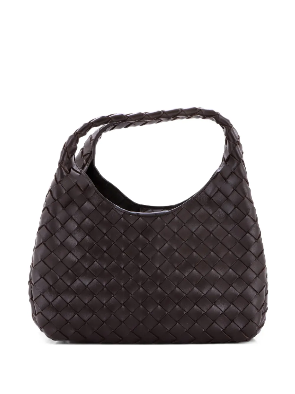Bottega Veneta Pre-Owned Campana NM Intrecciato Leather Small hobo bag - Brown