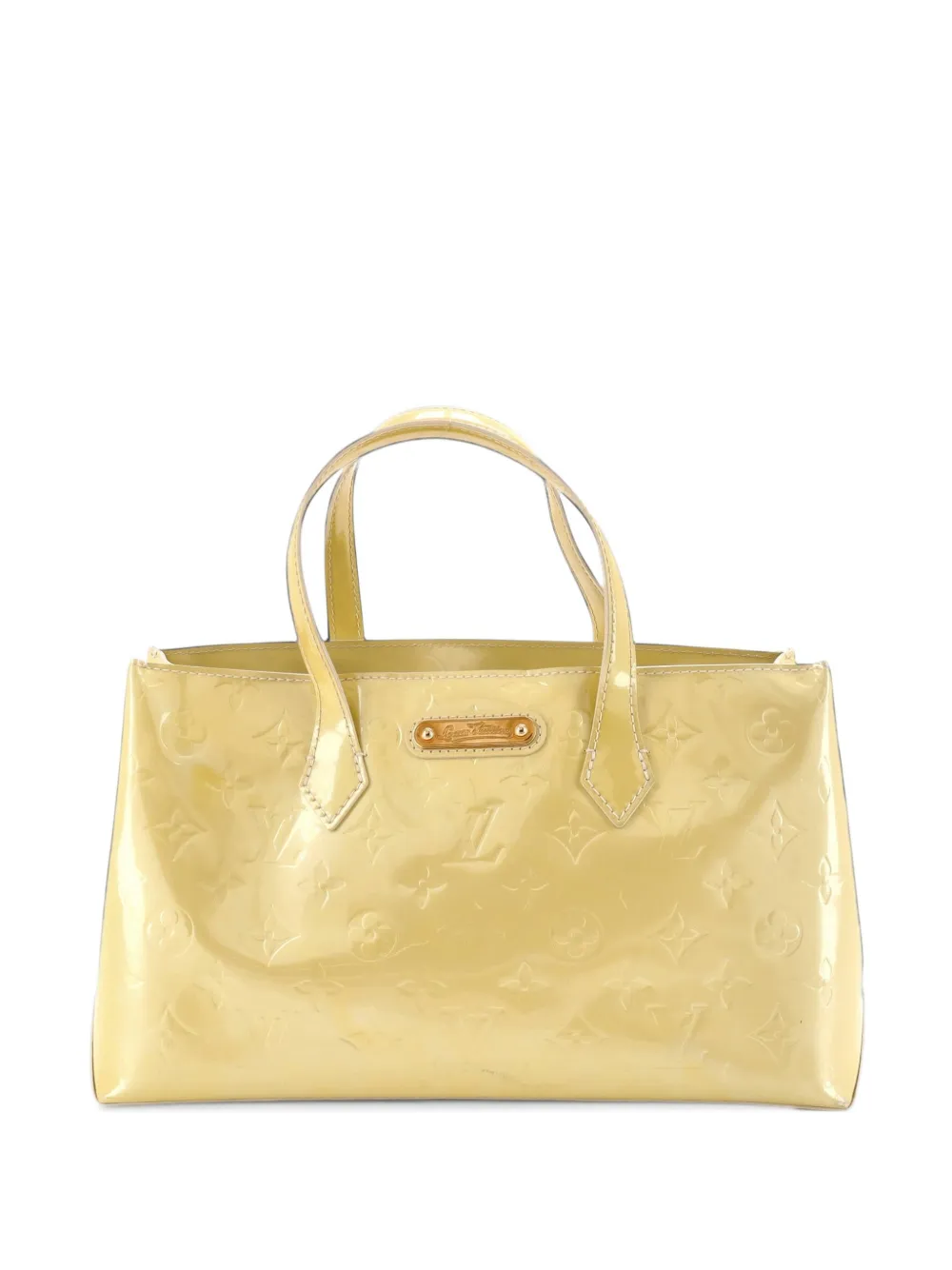 Louis Vuitton Pre-Owned Wilshire Handbag Monogram Vernis PM tote bag - Jaune