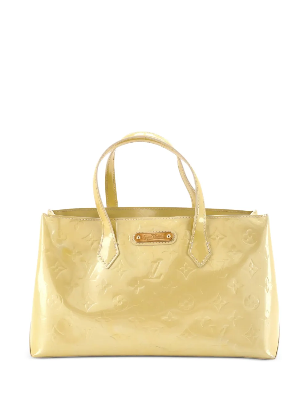 Louis Vuitton Pre-Owned Wilshire Handbag Monogram Vernis PM tote bag - Yellow
