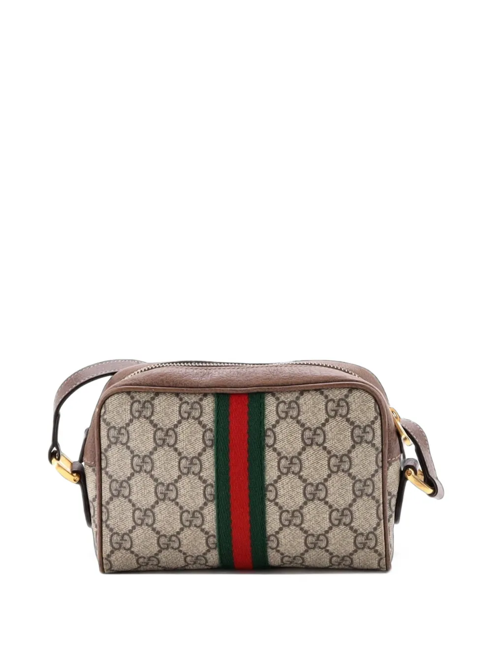 Gucci Pre-Owned Ophidia Shoulder Bag GG Coated Canvas Mini crossbody bag - Marrone