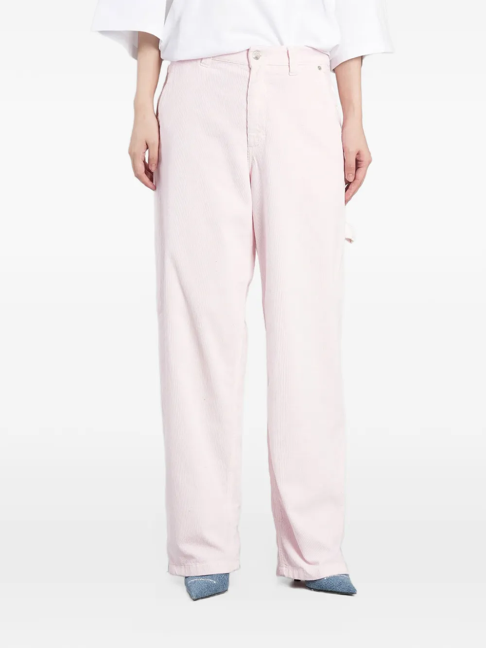 Haikure corduroy cargo pants - Rosa