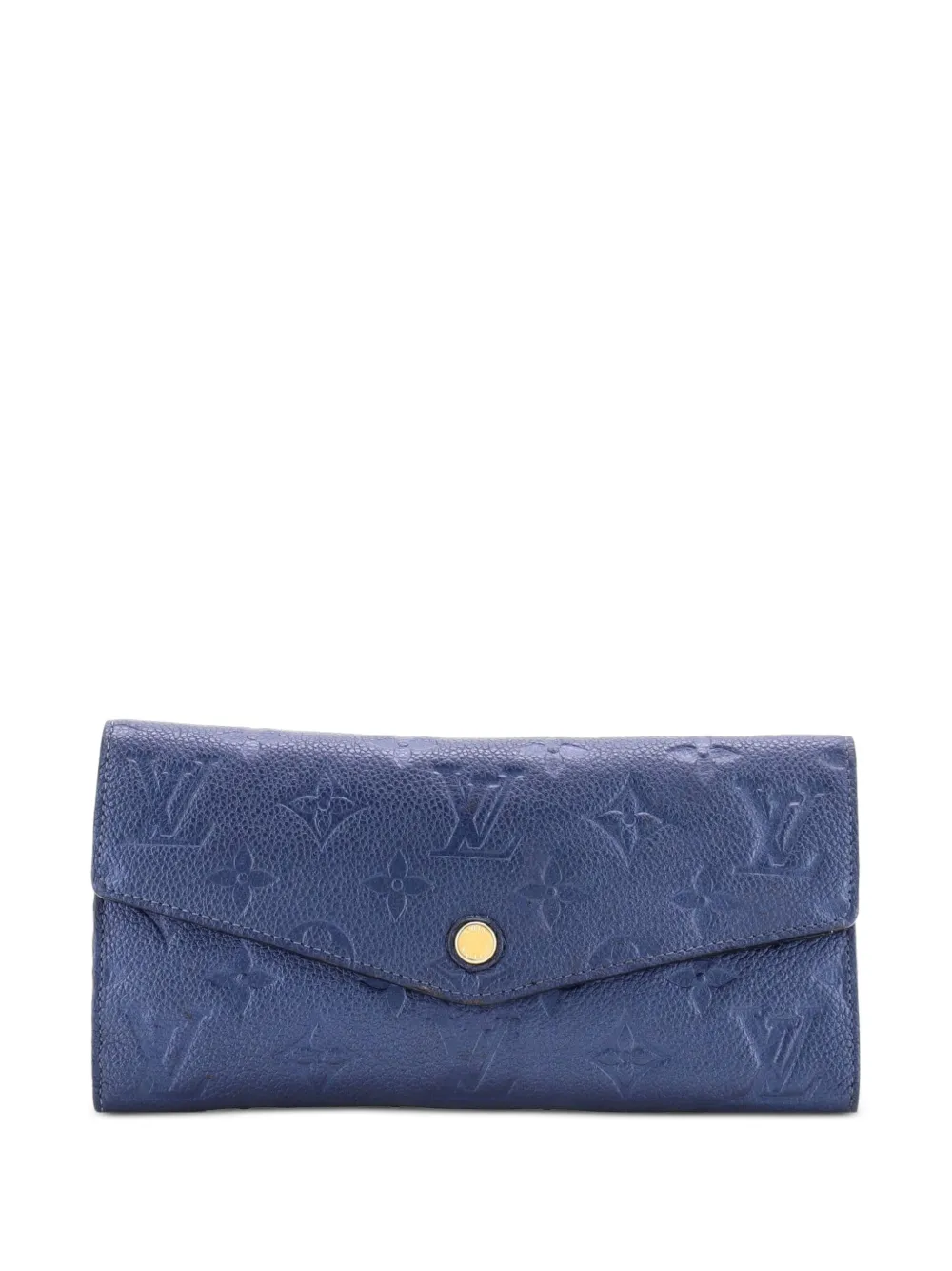 Louis Vuitton Pre-Owned Curieuse Wallet Monogram Empreinte Leather small wallets - Blu
