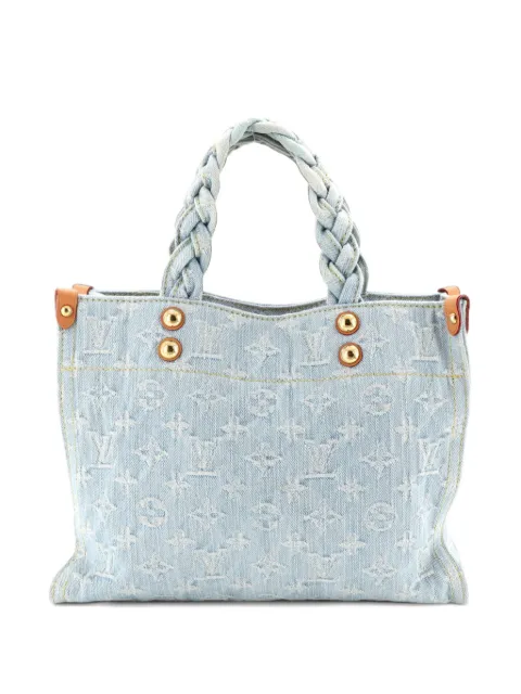 Louis Vuitton Pre-Owned Borsa tote Let Go PM in Denim con monogramma