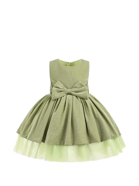 Tulleen Isalyn glitter-effect bow-detail dress