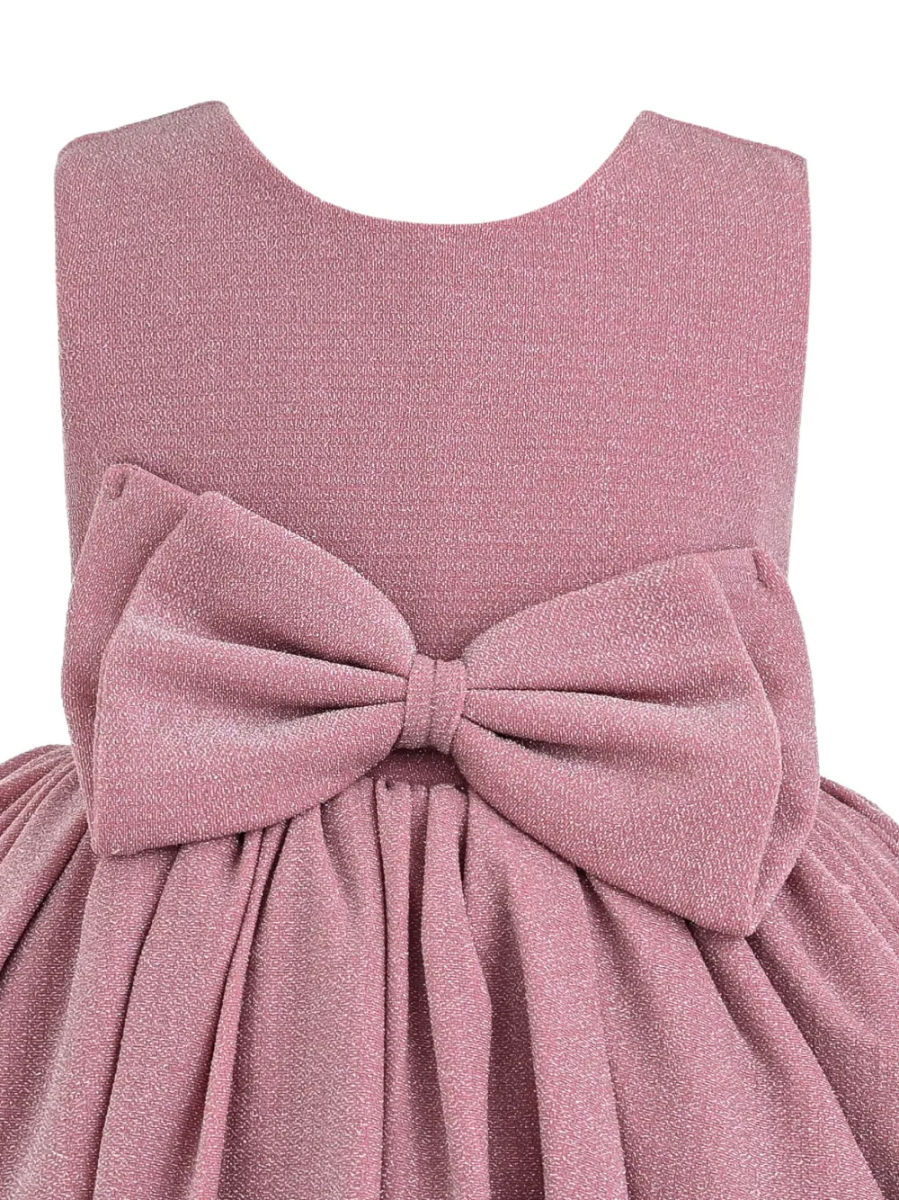 Tulleen Isalyn jurk met strikdetail en glitters Roze