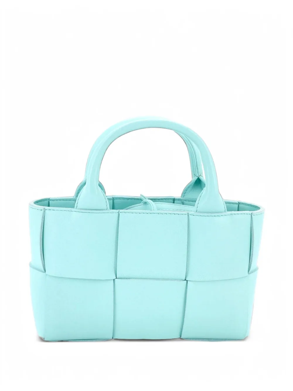Bottega Veneta Pre-Owned Arco Maxi Intrecciato Leather Candy tote bag - Bleu Bottega Veneta Pre-Owned Arco Maxi Intrecciato Leather Candy tote bag - Bleu