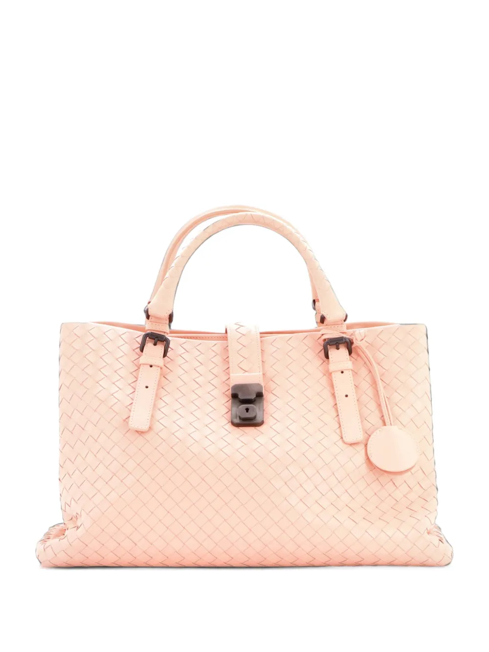 Bottega Veneta Pre-Owned Roma Bag Intrecciato Nappa Medium tote bag - Rosa