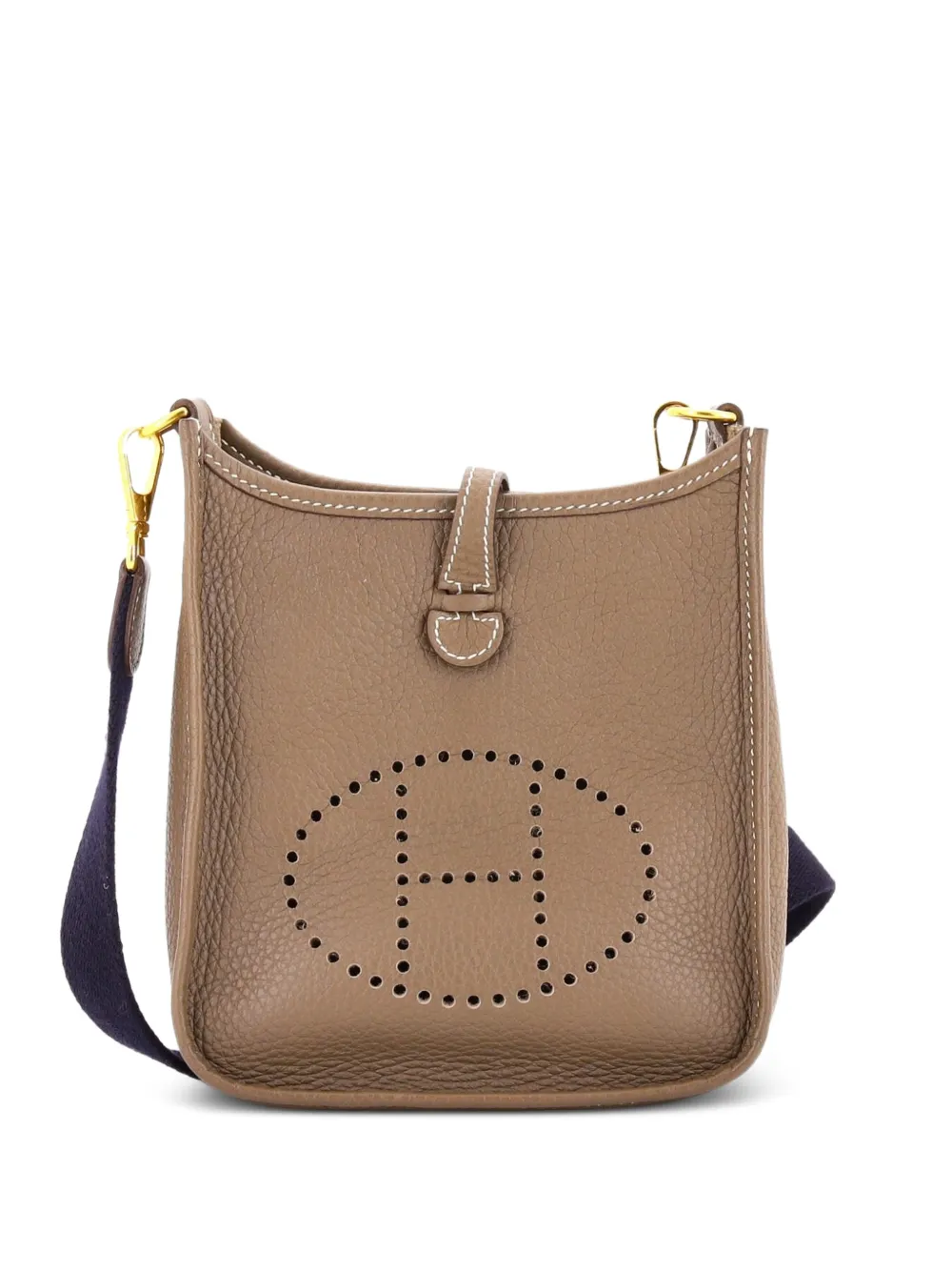 Hermès Pre-Owned Evelyne Bag Gen III Clemence TPM crossbody bag - Grey