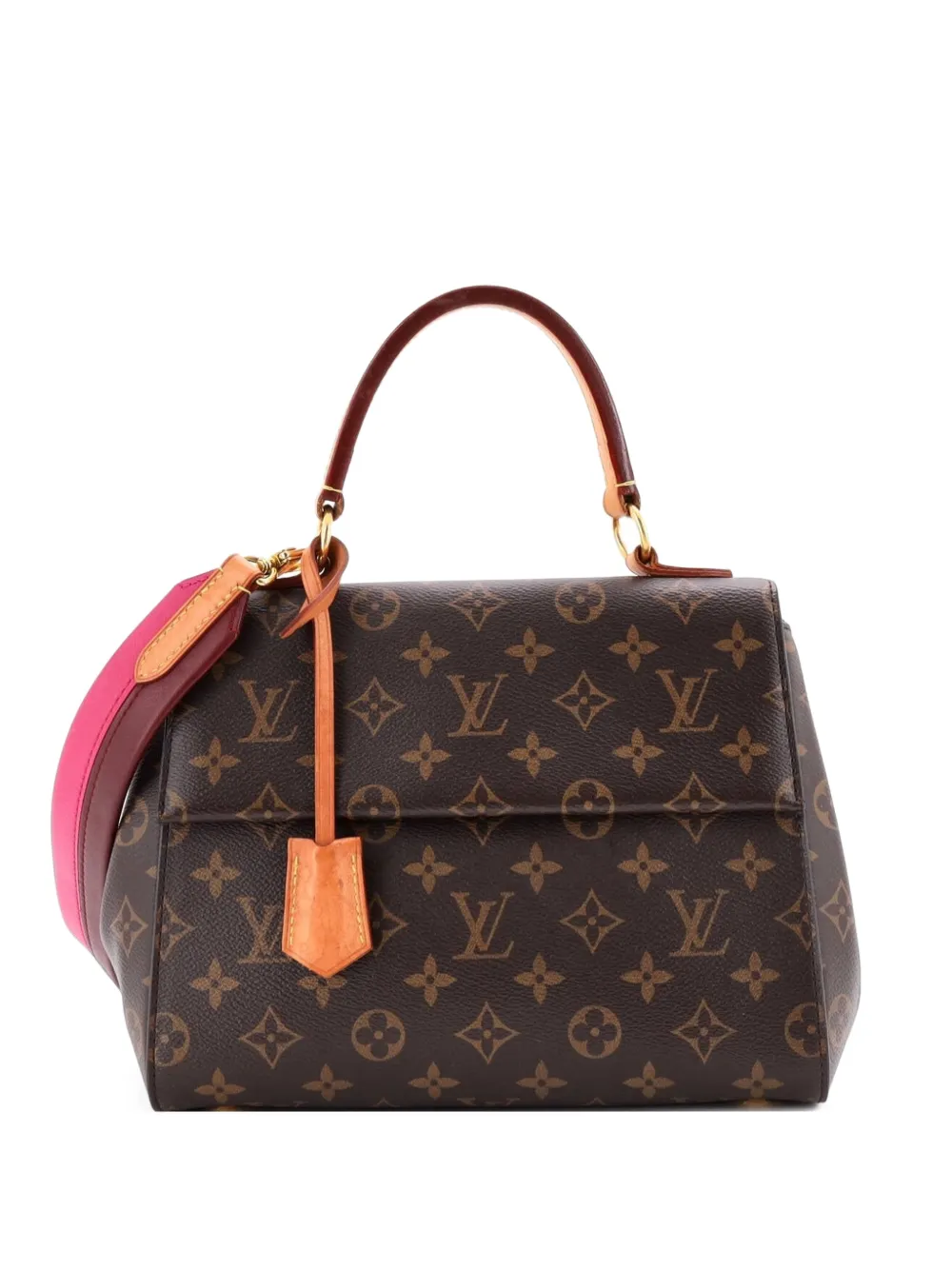 Louis Vuitton Pre-Owned Cluny Top Handle Bag Monogram Canvas BB satchel - Brown