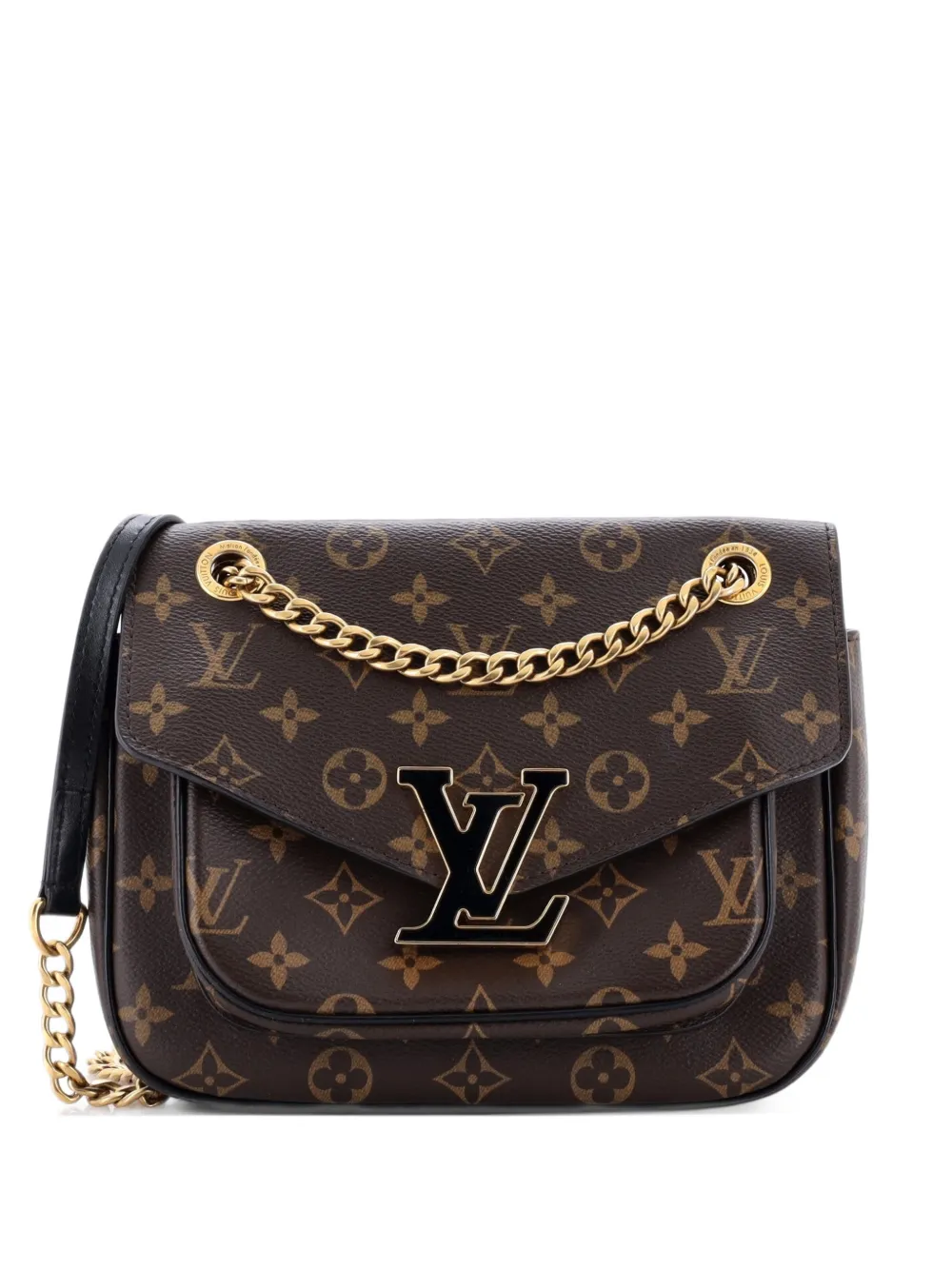Louis Vuitton Pre-Owned Passy Handbag Monogram Canvas crossbody bag - Marrone