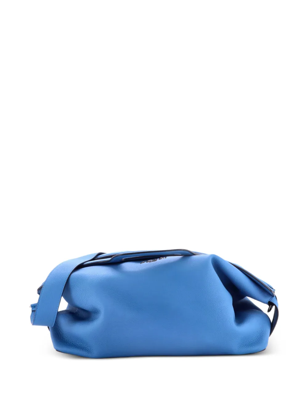 Fendi Pre-Owned Media Travel Bag Leather Large satchel - Blau