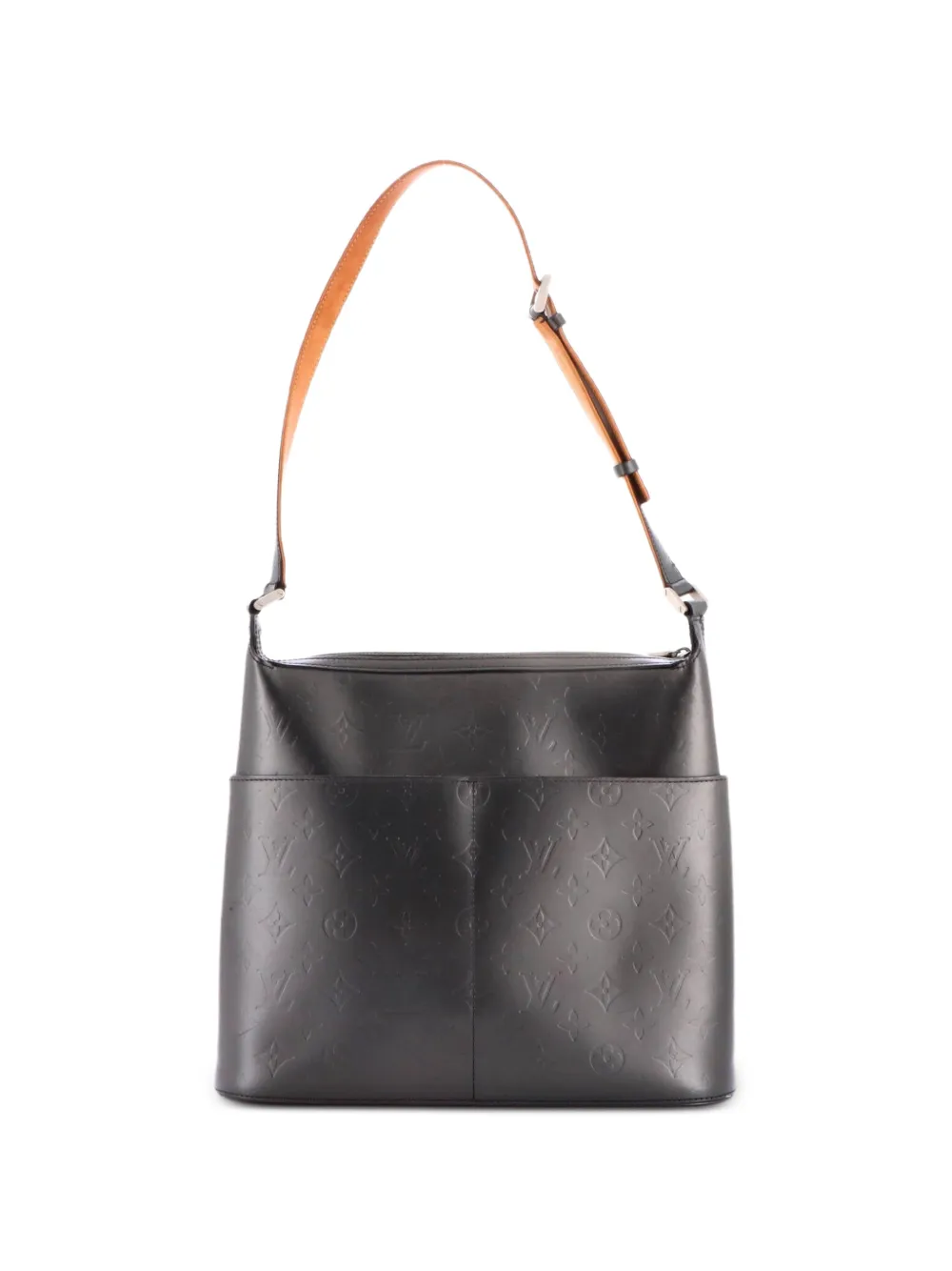 Louis Vuitton Pre-Owned Mat Sutter Bag Monogram Vernis shoulder bag - Grey