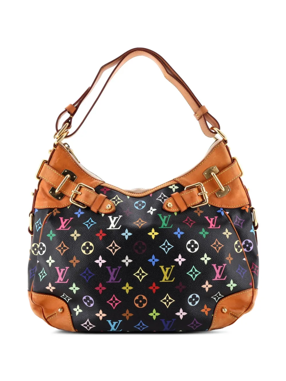 Louis Vuitton Pre-Owned Greta Handbag Monogram Multicolor hobo bag - Schwarz