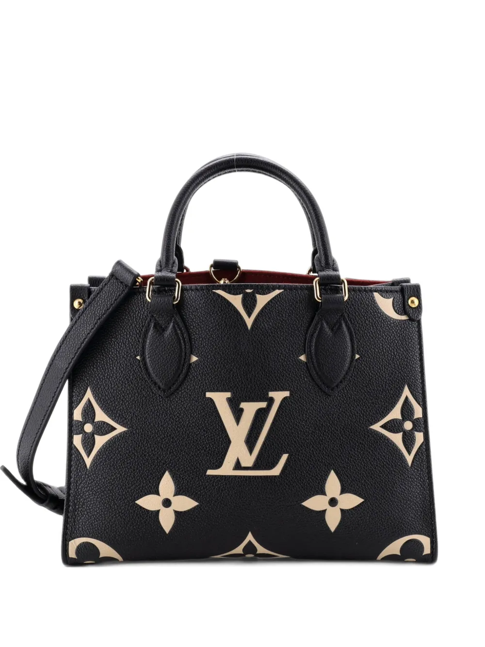 Louis Vuitton Pre-Owned OnTheGo Bicolor Monogram Empreinte Giant PM tote bag - Nero