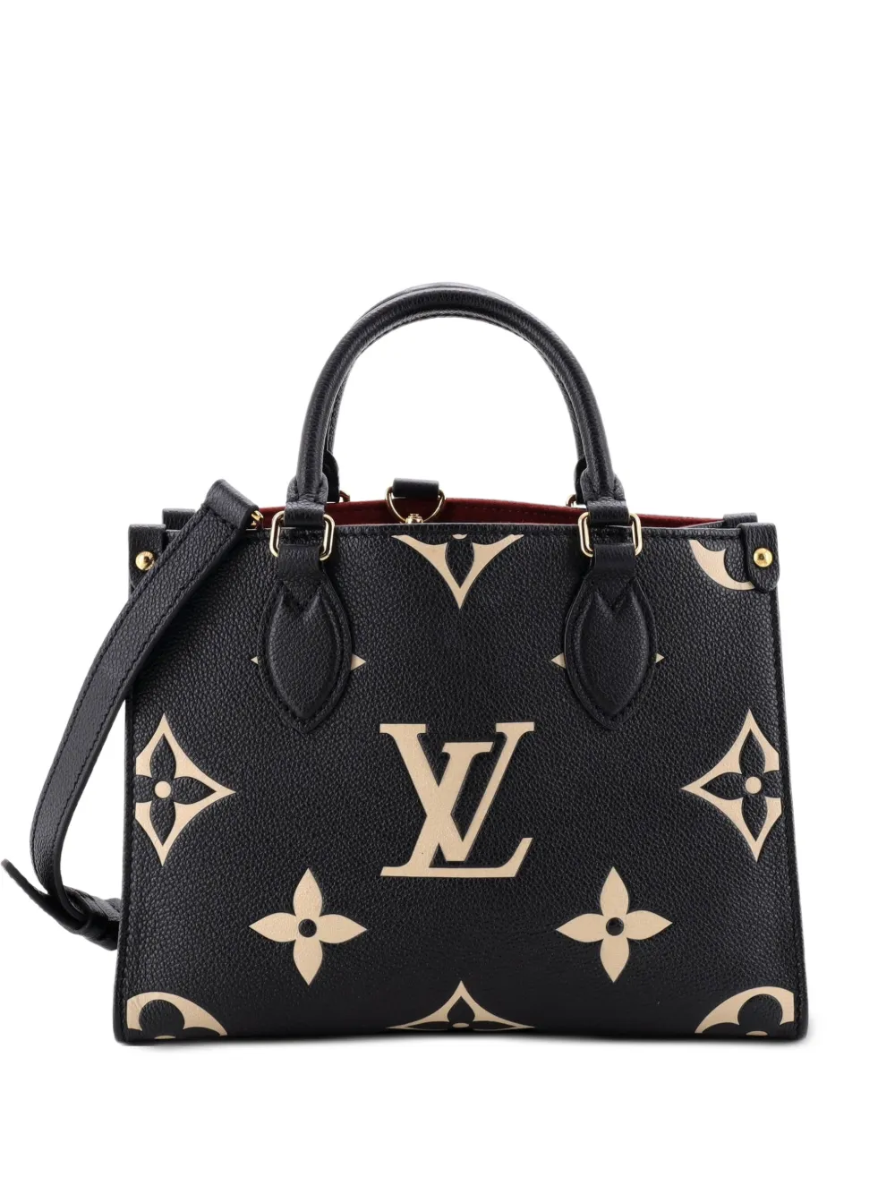 Louis Vuitton Pre-Owned OnTheGo Bicolor Monogram Empreinte Giant PM tote bag - Nero