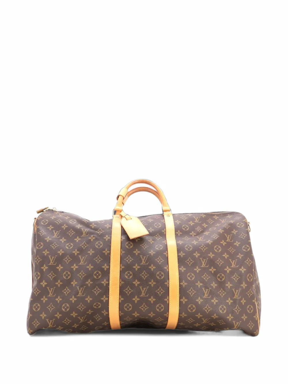 Louis Vuitton Pre-Owned Keepall Bandouliere Bag Monogram Canvas 60 travel bag - Braun