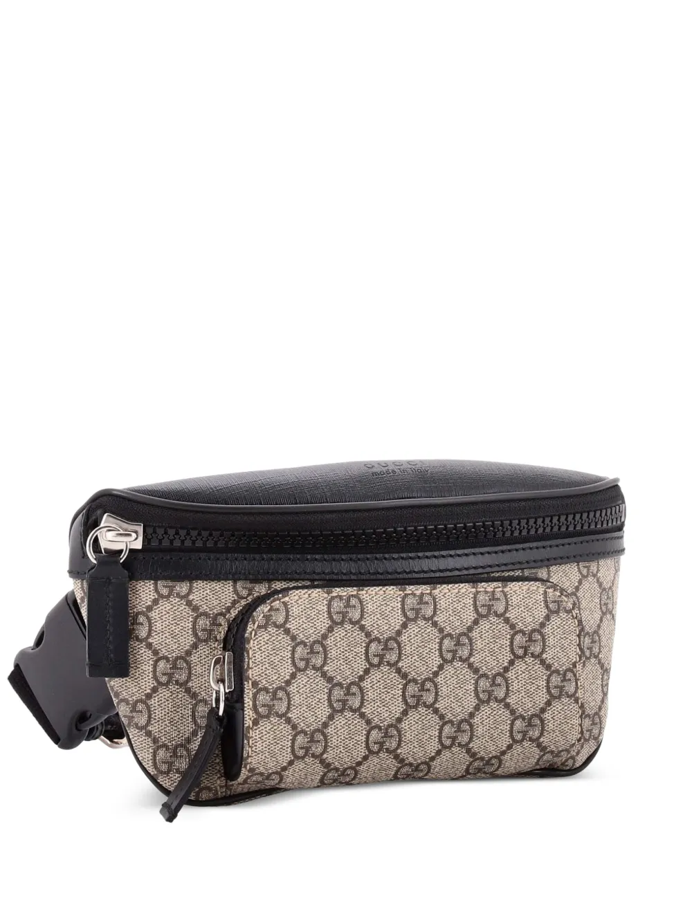 Gucci Pre-Owned Eden Waist Bag GG Coated Canvas Medium belt bag - Nero