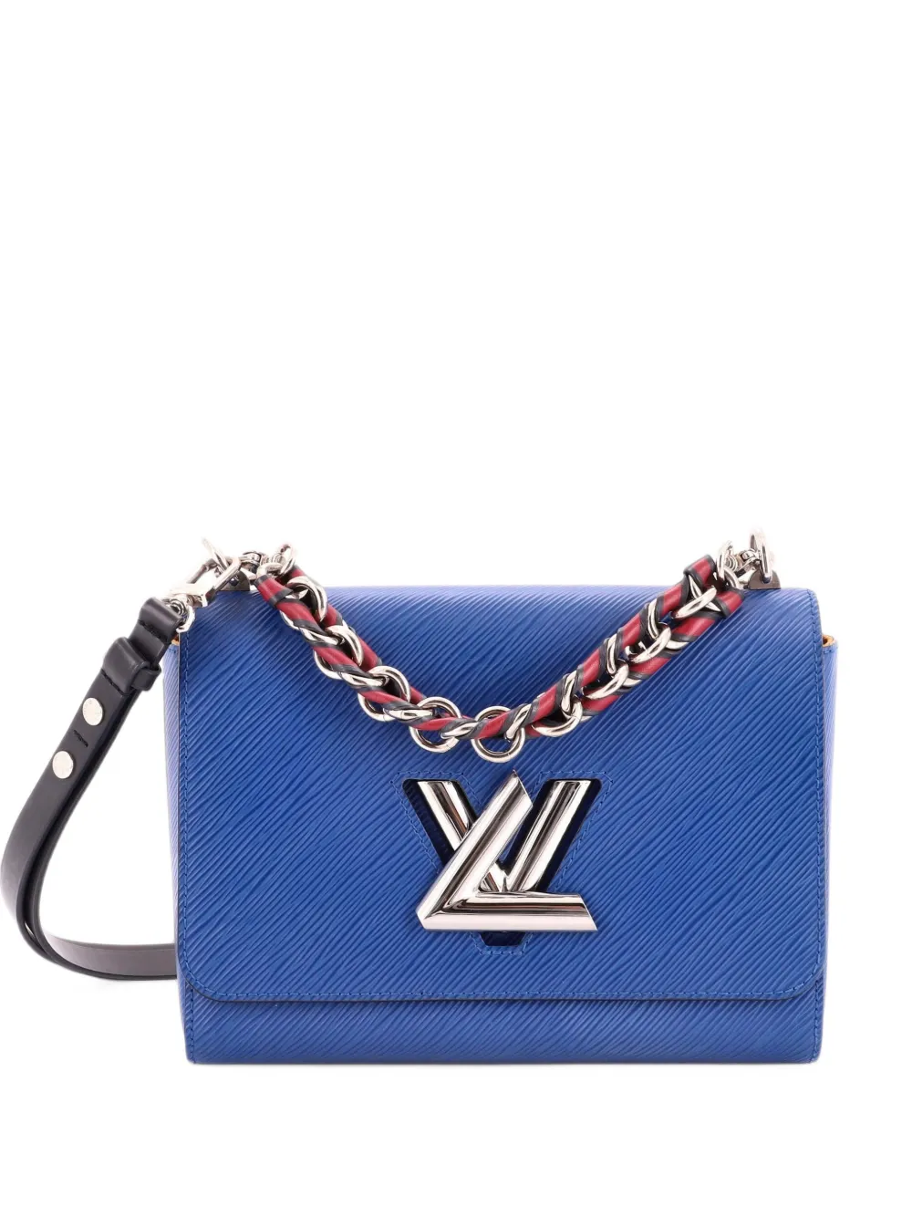 Louis Vuitton Pre-Owned Braided Handle Twist Bag Epi Leather MM crossbody bag - Blue