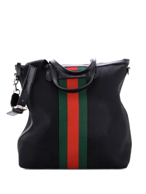 Gucci Pre-Owned tote Web mediana de lona