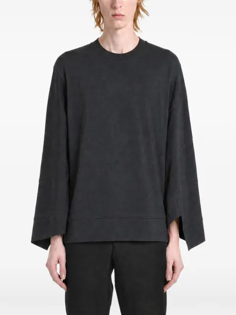 Comme des Garçons Homme Plus panelled flared-sleeve sweatshirt