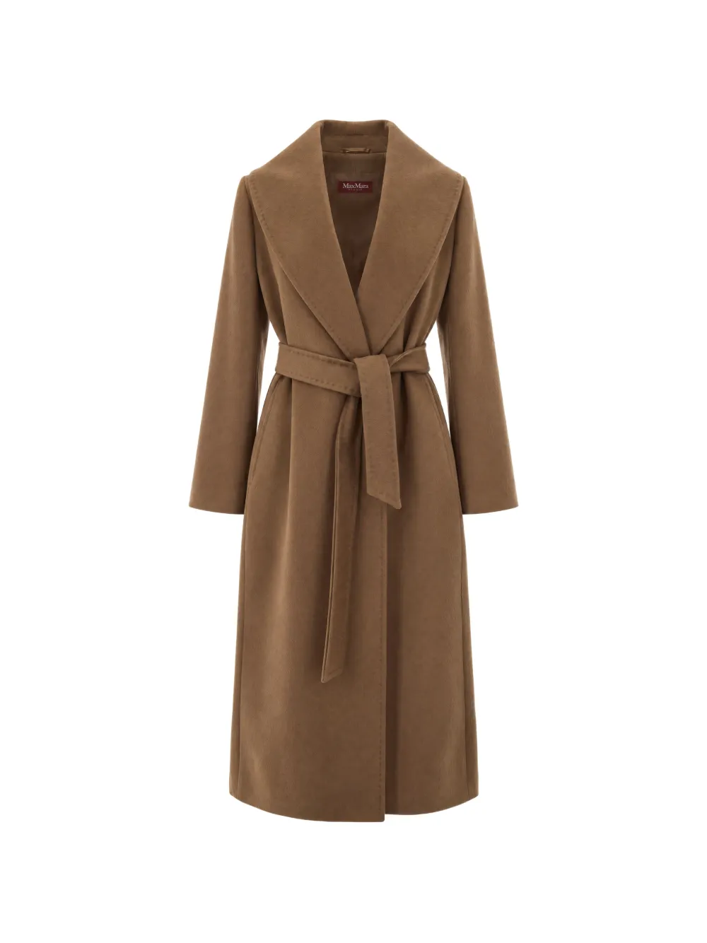 Max Mara wool wrap coat - Marron Max Mara wool wrap coat - Marron