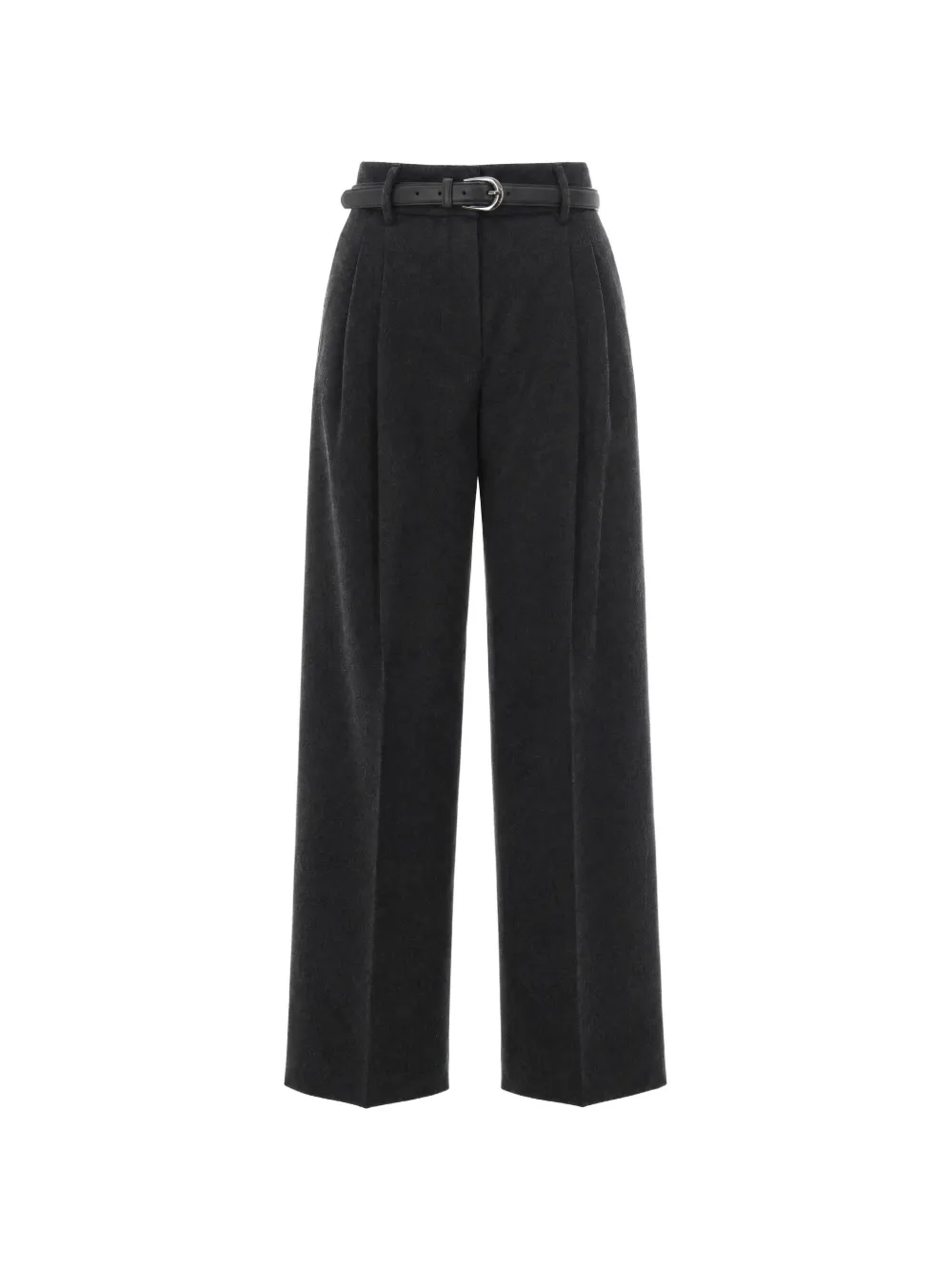 Max Mara wool wide-leg trousers - Gris