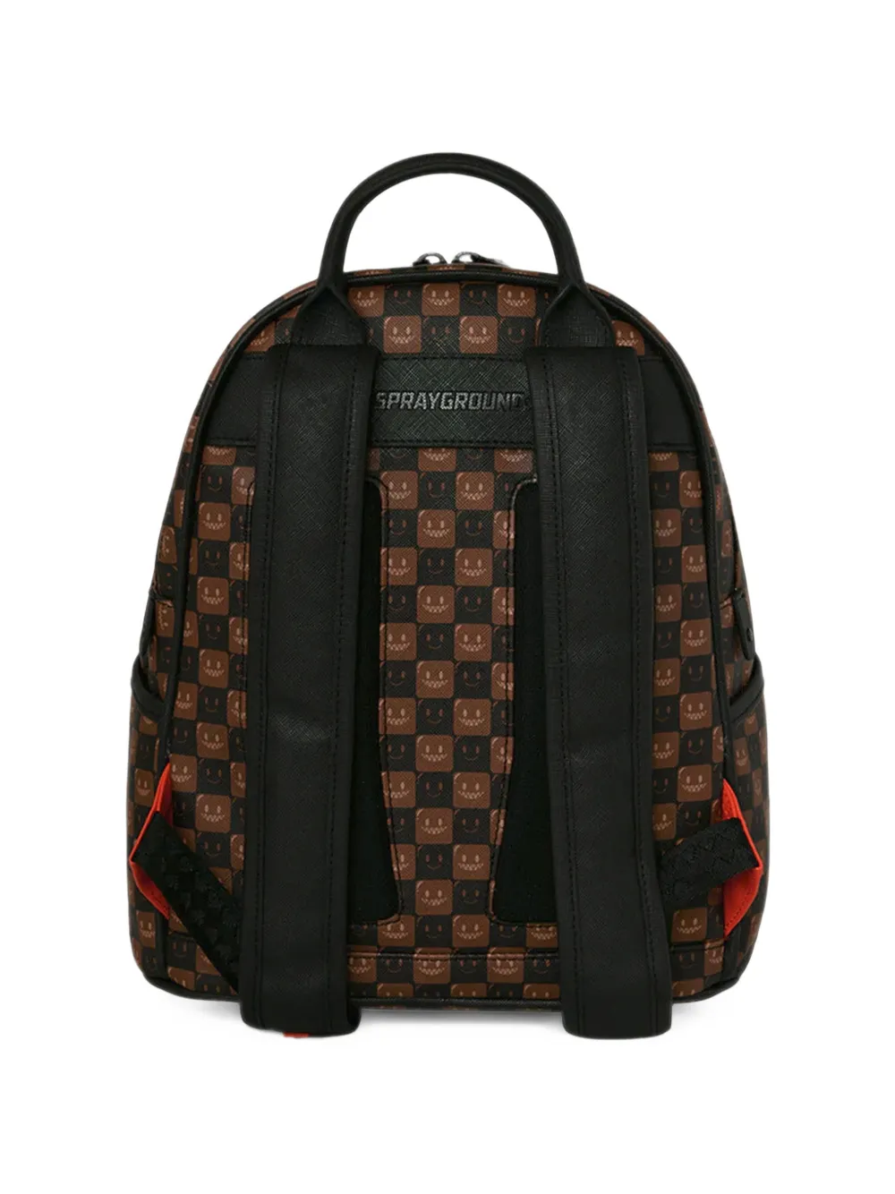 Sprayground Shark Mouth geruite rugzak Bruin