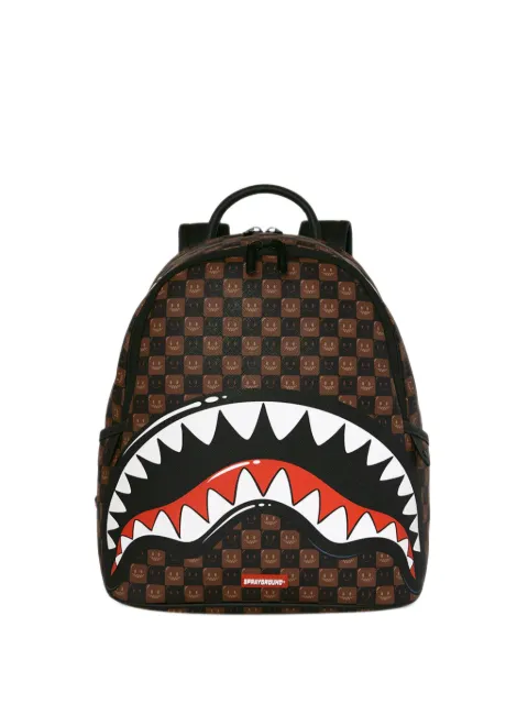 Sprayground Shark Mouth checkered backpack