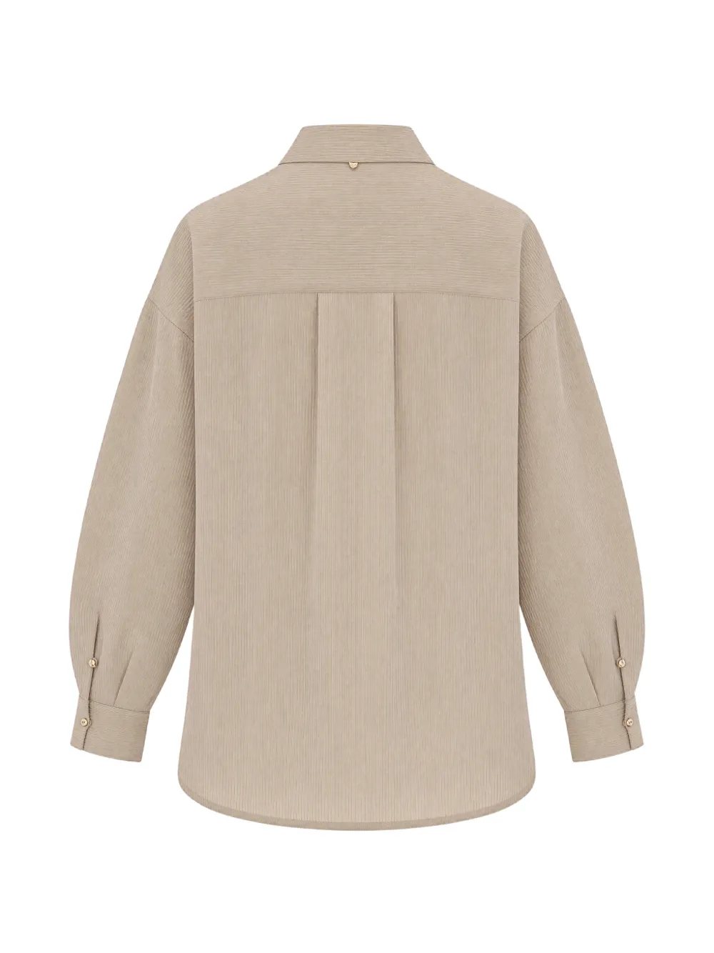 Sessùn Liza blouse met gestrikte hals Beige