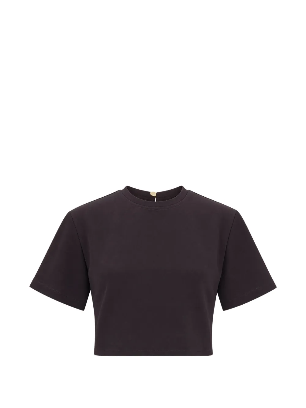 Sessùn Mocambo cropped cut-out T-shirt - Marron Sessùn Mocambo cropped cut-out T-shirt - Marron